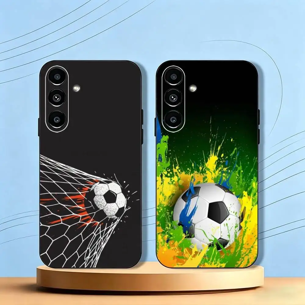 Sport Football P-print  Phone Case For Samsung Galaxy A73,A72,A71,A70,A53,A52,A51,Others Soft Black Cover Gift