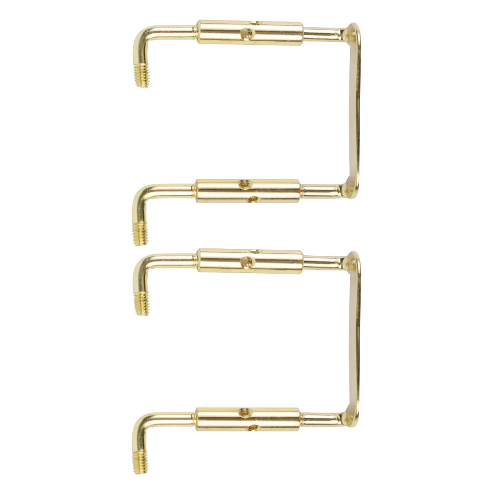 2 قطعة مسامير مسند الكمان المعدنية مقاومة للصدأ سطح مصقول أملس أجزاء الكمان ملحقات أدوات إصلاح بديلة #4