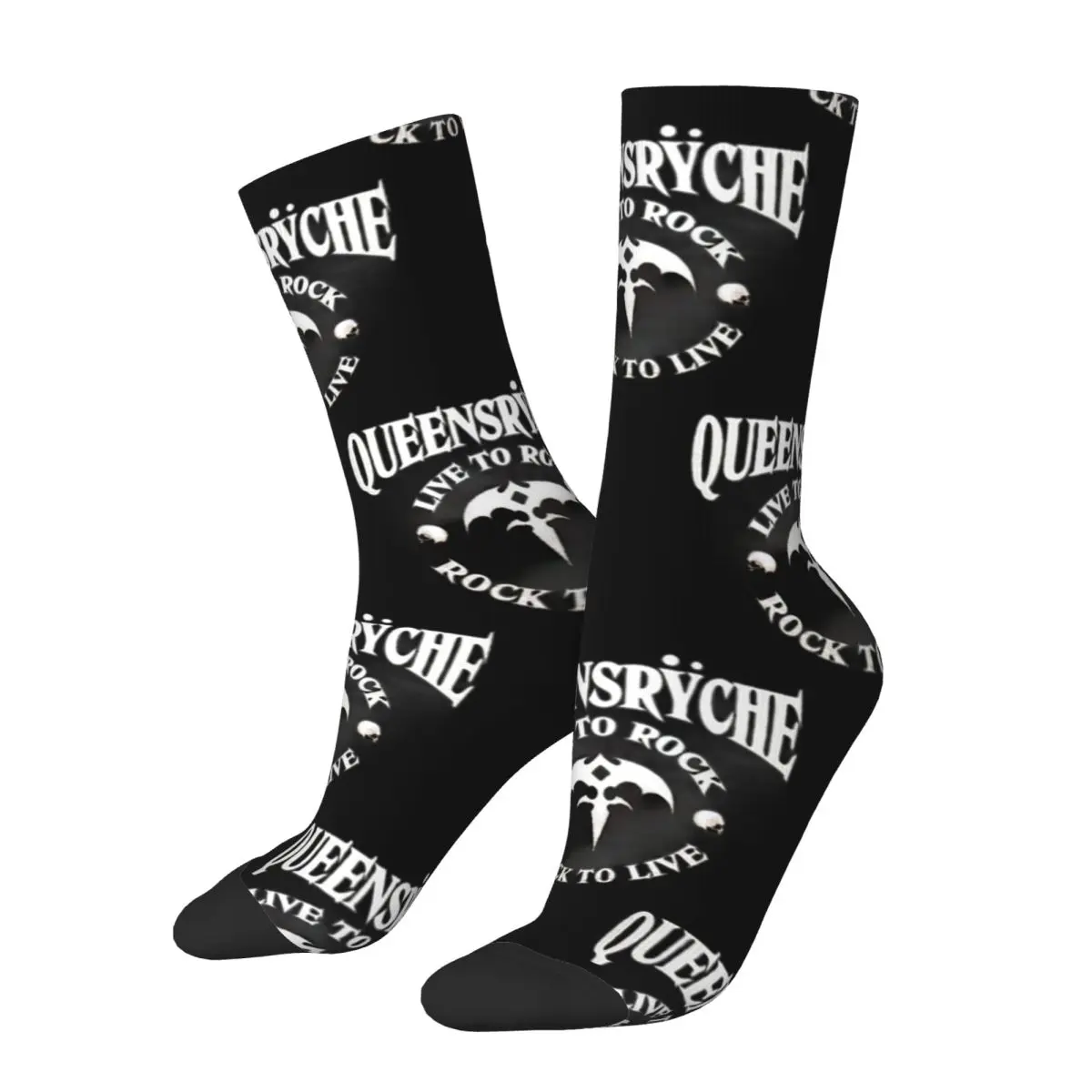 

Повседневные носки унисекс Queensrﾫche рок-группы Merch, уютные, поглощающие пот носки для рок-музыки