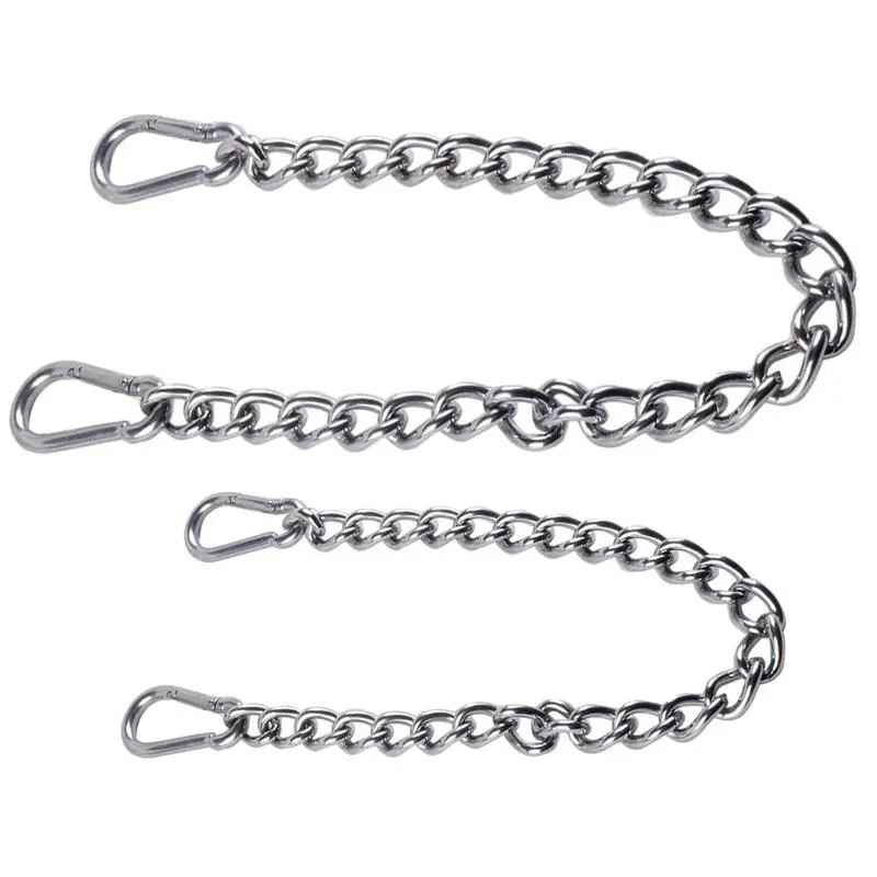 Swing In Styl Stainless Steel Heavy Duty Hammock Chain Adjustable Reliable Comes With 2 Carabiners The Tree Hammock Accessory