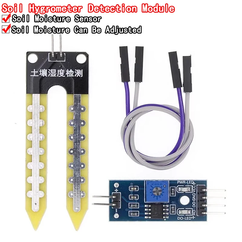 Smart Electronics Bodenfeuchte Hygrometer Erkennung Feuchtigkeit sensor Modul für Arduino Development Board DIY Roboter Smart Car