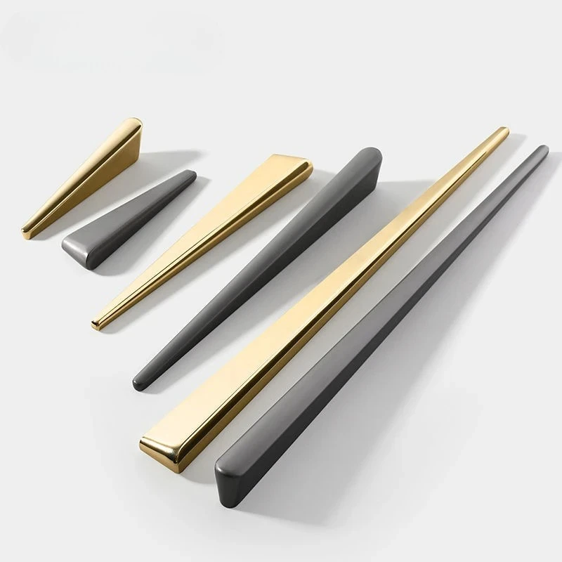 

Gold Black Cabinet Handles Kitchen Cupboard Door Knob and Handle Dress Drawer Knobs Wardrobe Door Handle Furniture Hardware