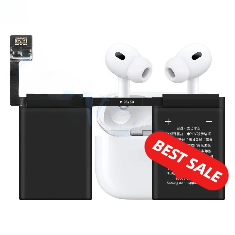 A2798 for AirPods Pro 2 Fifth Generation Earphone Charging Compartment Battery High Quality Replacement Bateria Grade A Cell