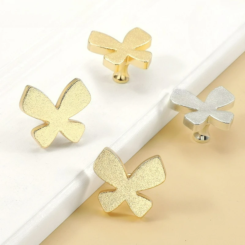 Modern Creative Personality Butterfly Handle Brass Cabinet Door Handle Light Luxury Cabinet Wardrobe Door Handle