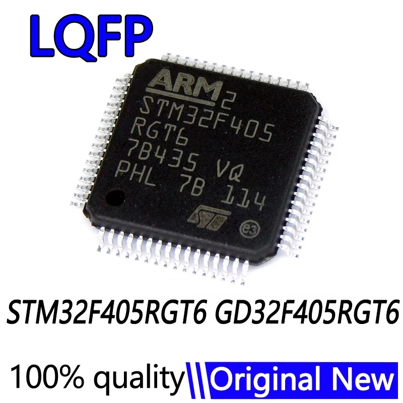 100% New STM32F405RGT6 GD32F405RGT6 STM32F405 32F405RGT6 GD32F405 RGT6 LQFP-64 Chipset