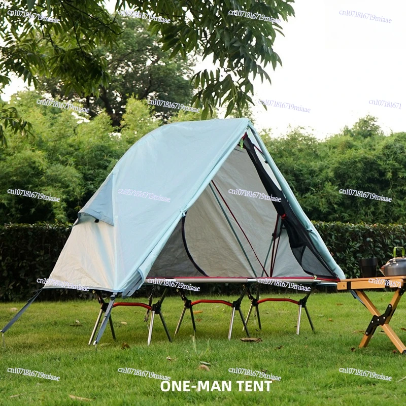 

Намет для кемпинга на открытом воздухе, одиночная складная портативная москитная сетка из алюминиевого сплава, устойчивая к атмосферным воздействиям и УФ-лучению, рыболовная палатка