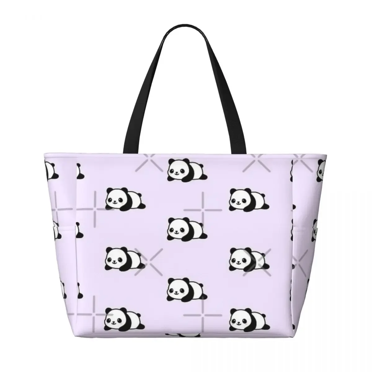 Panda Beach Travel Bag, Tote Bag Fashionable Large Capacity Gifts Birthday Gift Multi-Style Pattern