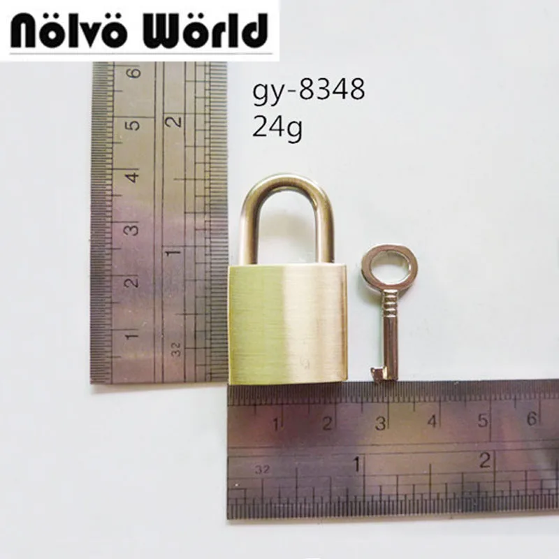 5set 4 colors Hight ending Padlock standard handbag bags closured locks,pad lock with 1 key