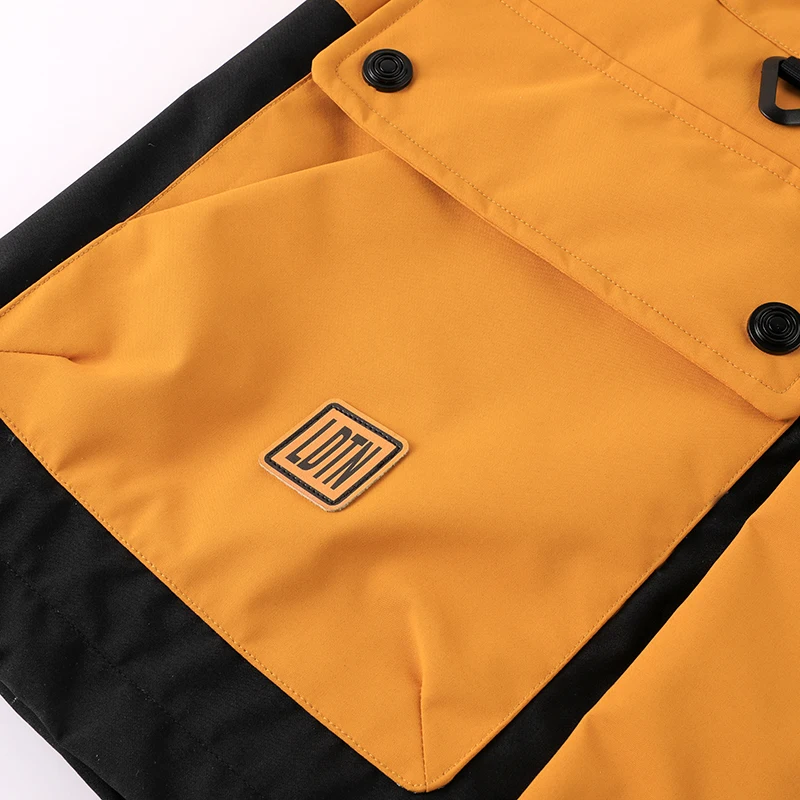 Outdoors Men Comfort Detachable Hat Solid Tops Spring Autumn Simplicity Windproof Casual Coat New Fashion Versatile Jacket Men