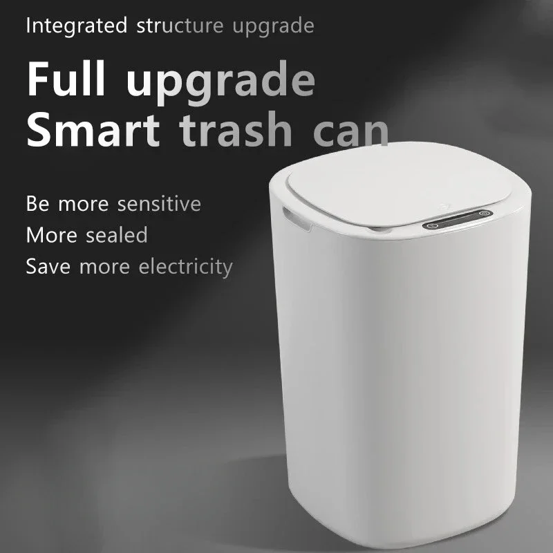 Smart Sensing Trash Can Automatic Sensor Trash Can 12L Electric Trash Can Kitchen Bathroom Waterproof Wastebasket