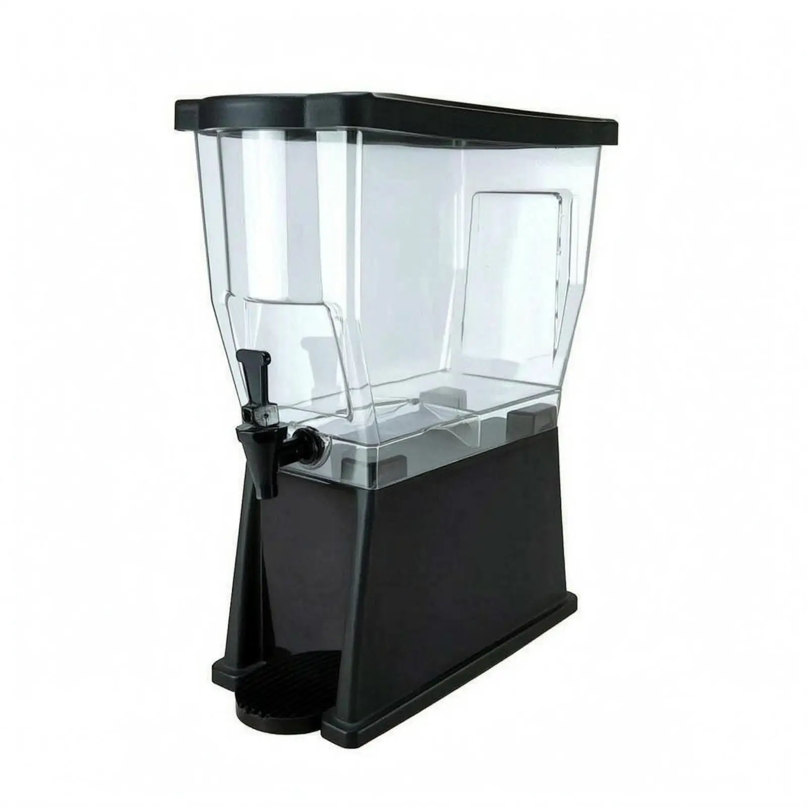 Rectangular Beverage Dispenser with Tap Cold Drink Container 11L PC Drinkware for Tea Coffee Juice Station