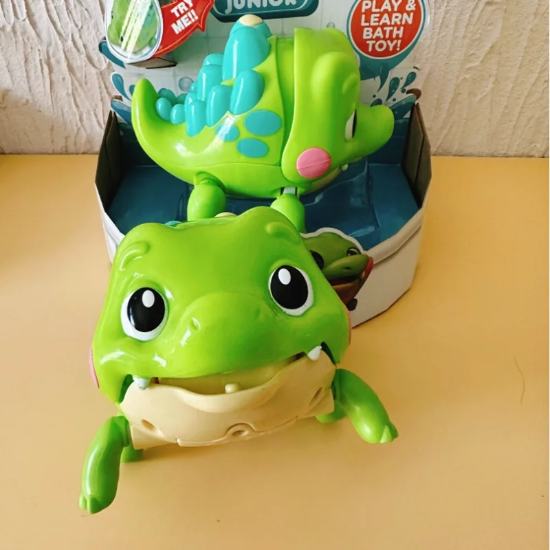 Bebê automático natação anfíbio pequeno crocodilo natação banho brinquedo presente crocodilo clássico descompressão crianças brinquedo