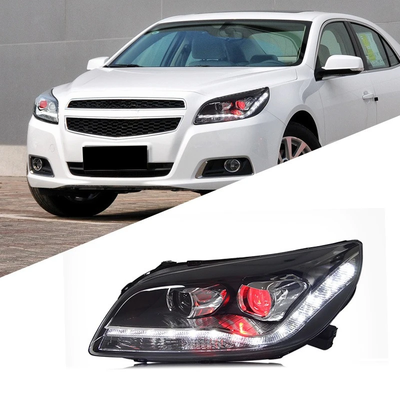 

Suitable for Chevrolet 12-14 Malibu headlight assembly modified LED daytime running light running water turn signal xenon
