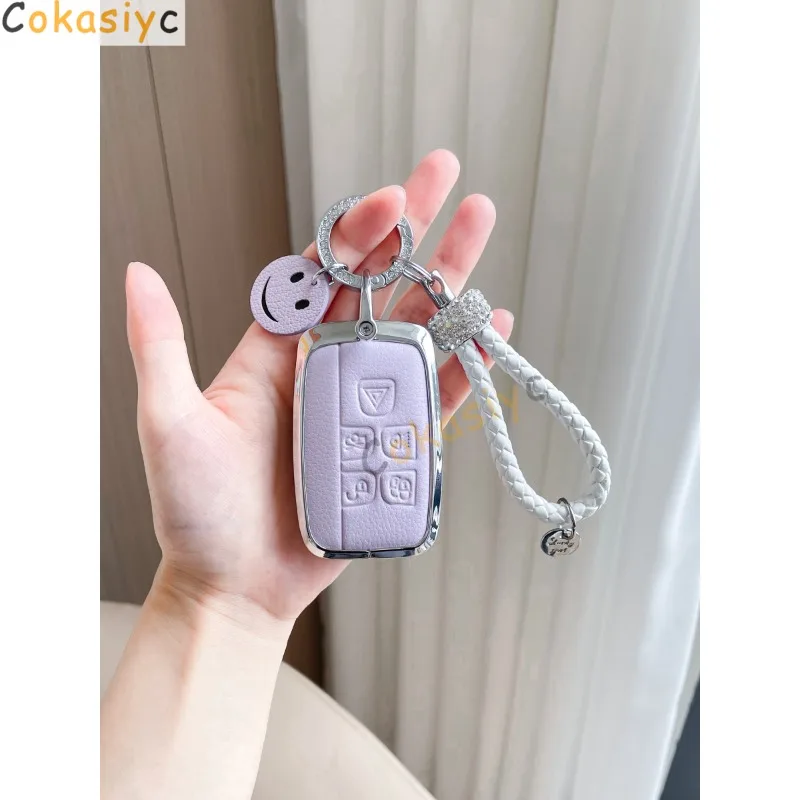

For Landrover Range Rover Discovery Defender Car Key Shell Fob Key Cover Case Holder Keychain Accessories EPACE High-end