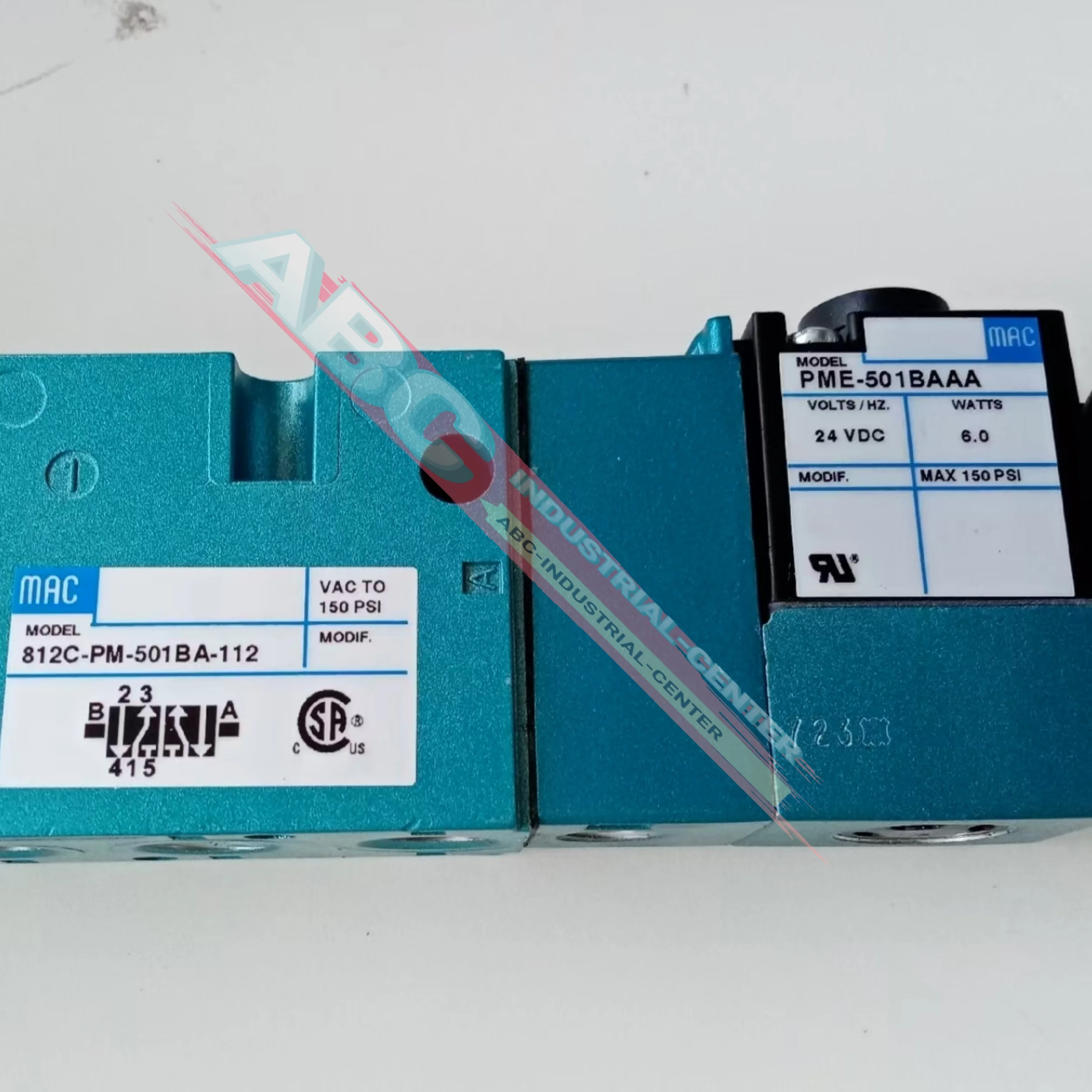 

Электромагнитный клапан 812C-PM-501BA-112, новый в коробке