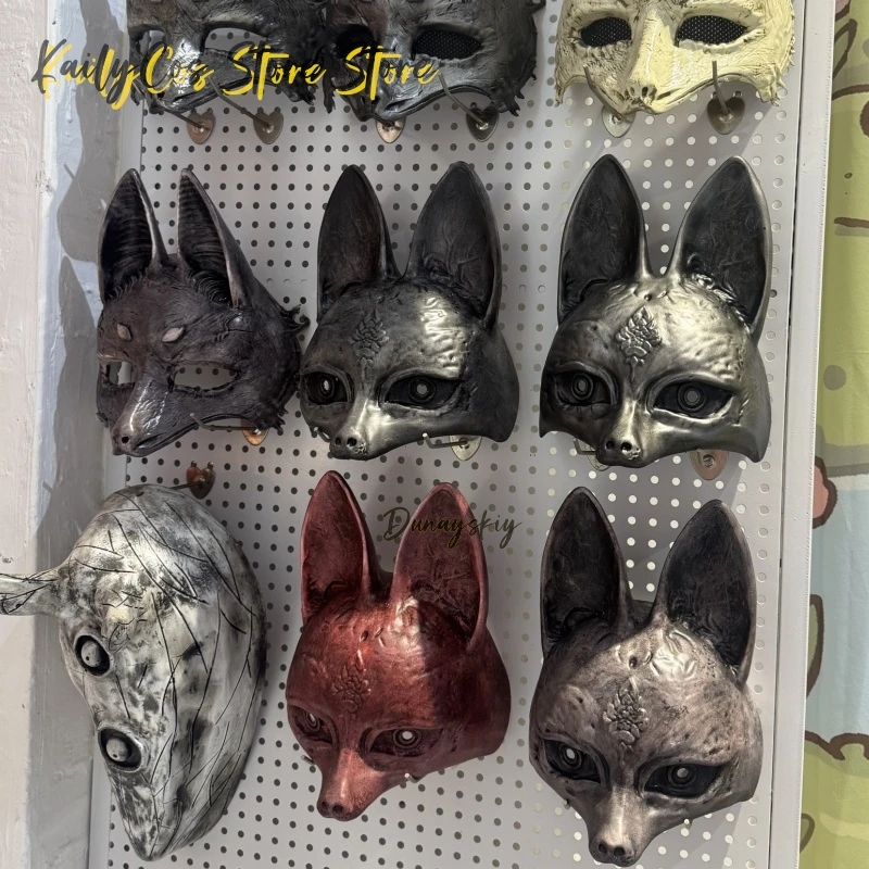 

Hinako Shimizu Mask Kotoyuki Tsuneki Monster Game Silent F Hill Fox Mask Cosplay Halloween Carnival Horror Outfit Decor Prop
