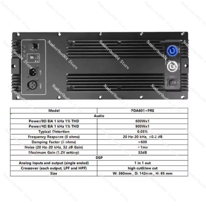 

FOR PDA601 + PREOMB800W Active Speaker Bass Digital Amplifier Ultra Low Front Bass Amplifier Module