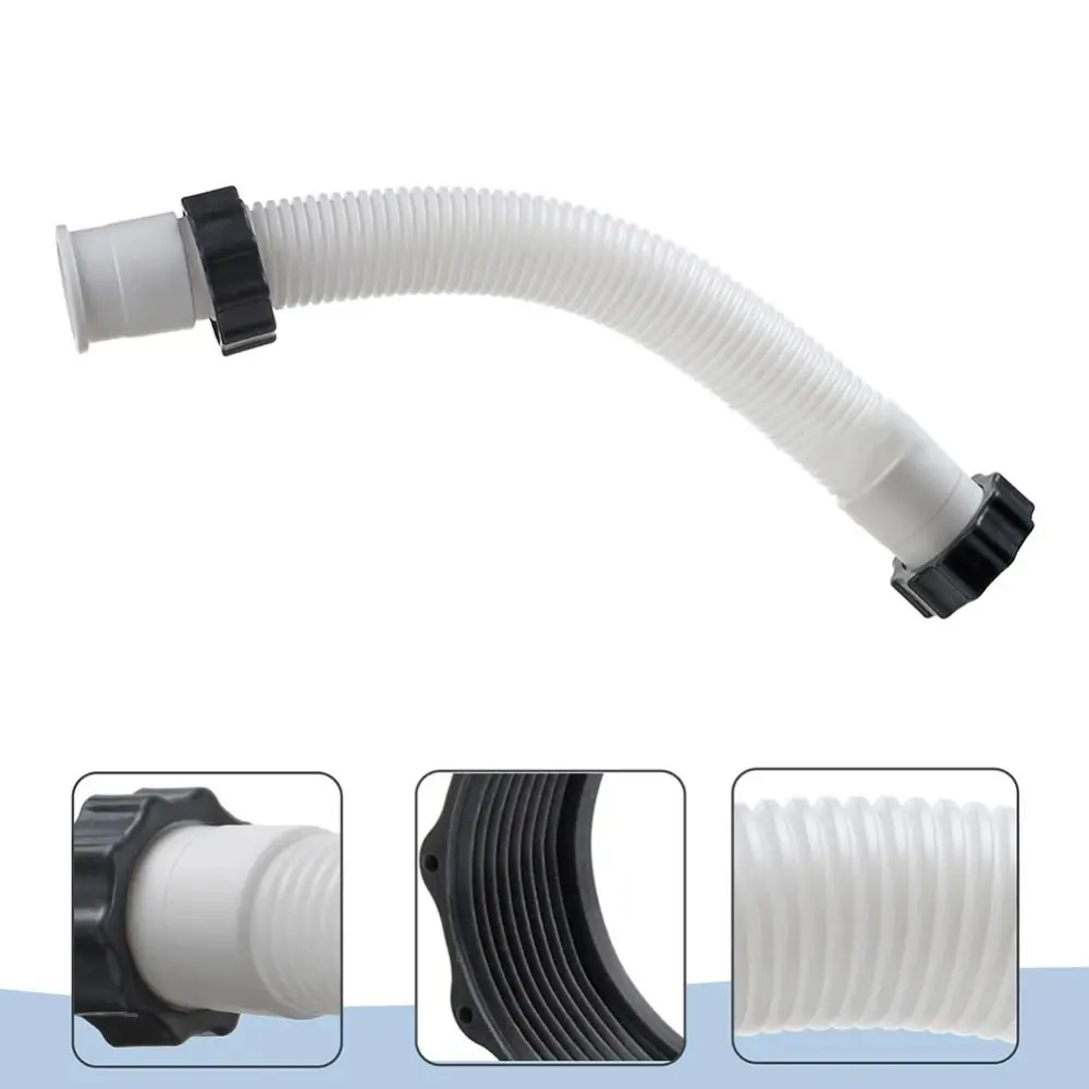 1/2pcs 16 Inch Swimming Pools Pump Hose Replaceable Durable Salt Water Pump Hoses for Intex Sand Filter Pumps