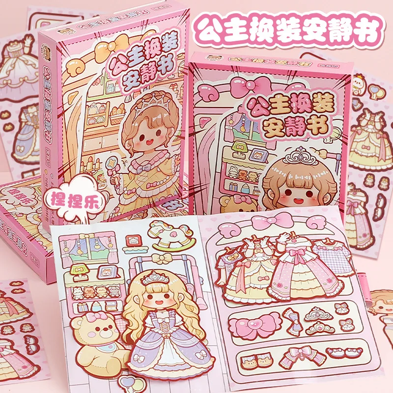 1set/1lot Kawaii Stationery Stickers Princess Dress Up Decorative Mobile Stickers Scrapbooking