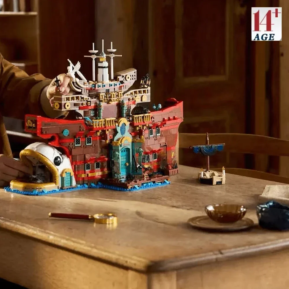 2025 新しいフローティングレストランモデルビルディングブロック互換性 75640 ブリック 3402 個クラフトおもちゃ大人の子供のための誕生日プレゼント