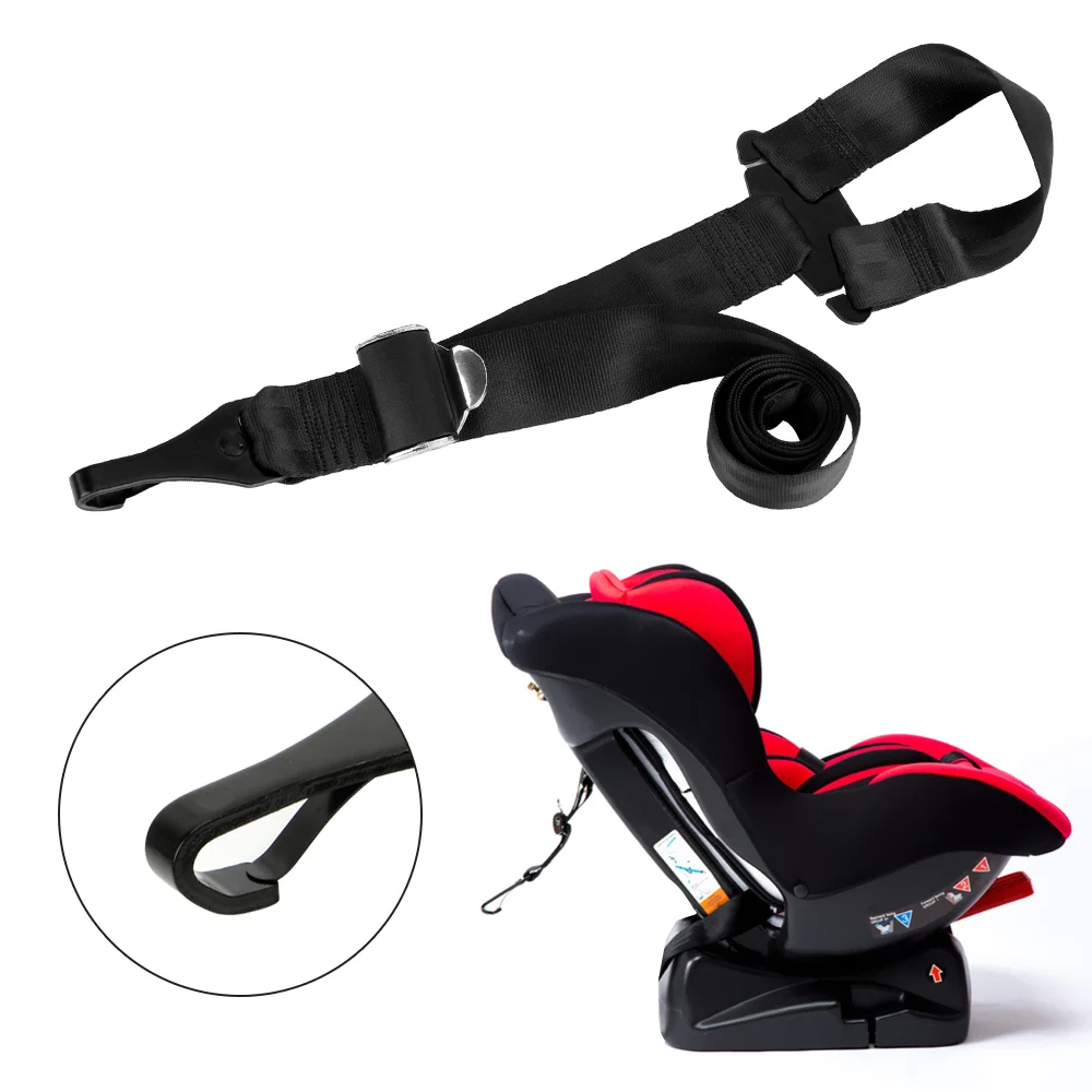 LATCH Belt Connector For ISOFIX Guide Grooves Universal Child Baby Seat Belts