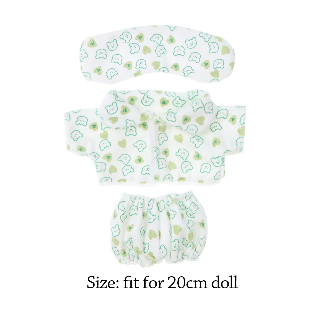 

Одежда 20 см, рубашка со звездами и рисунком животных, шорты, пижамный костюм с нашивкой, аксессуары, сменный наряд, мини-блузка, брюки, комплект из хлопка