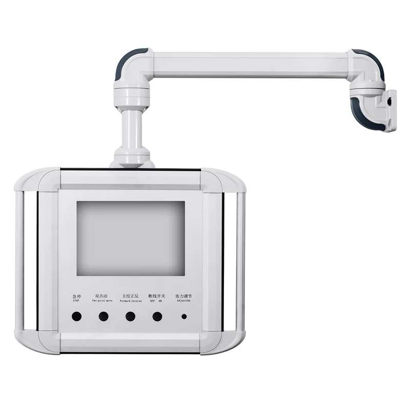 Compact HMI Support Arm System, Light Duty Aluminum Control Box Bracket for Small CNC Machine, JDF 5065 Adjustable Monitor Mount