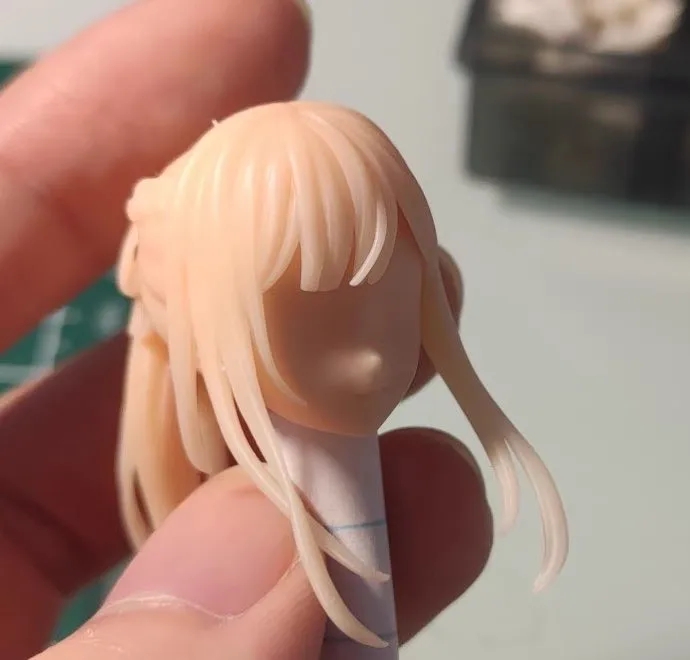 اليدوية 1/12 مقياس فتاة المواجهة AK12 تصفيفة الشعر ثلاثية الأبعاد المطبوعة تعديل أجزاء ل 6in البدلة المتنقلة فتاة عمل نموذج لجسم #4