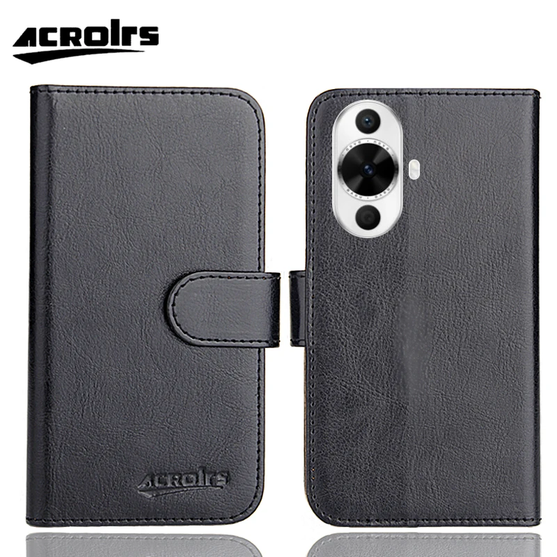 

Для Huawei nova 12 12s Lite Pro Ultra чехол 6 цветов модный индивидуальный слот для карт подставка кошелек кожаный защитный чехол для телефона