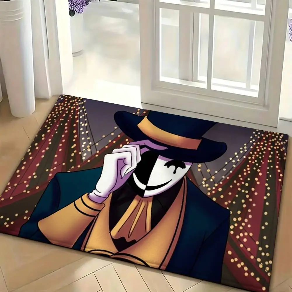 T-Ticket T-Taker Bil F-Freak Circus Bedroom Decor Carpet  for Living Room Thick Plush Study Floor Mat Home Fluffy Soft Rug