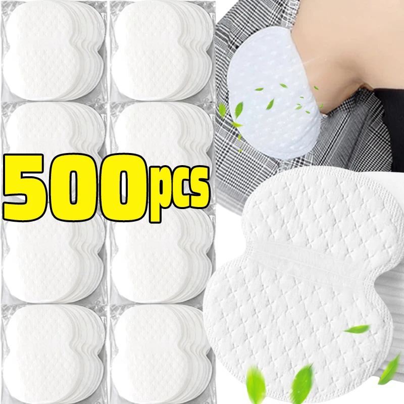 

10/500Pcs Disposable Underarm Armpit Sweat Pads Sweat-absorbing Patch Summer Deodorants Non-woven Pads Breathable Ultra-thin