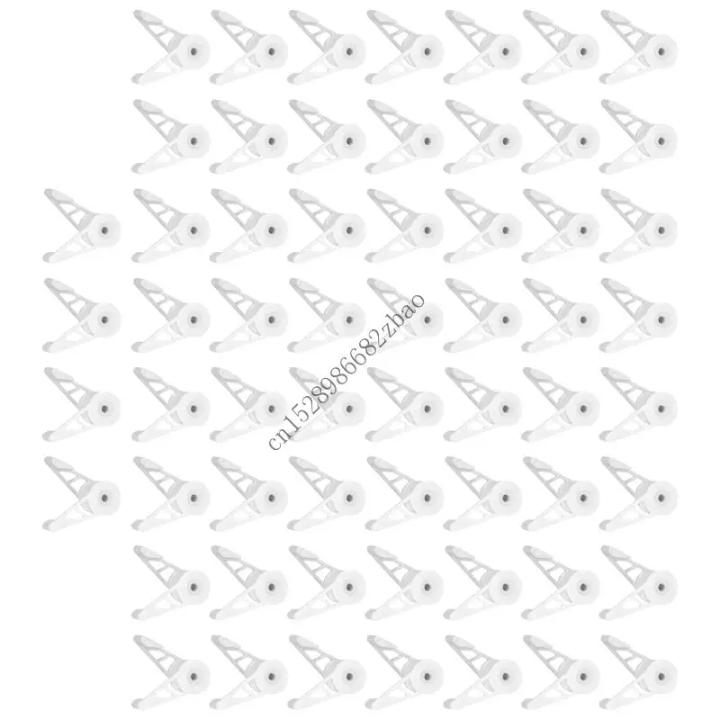 

H7EA 60pcs 360 -градусные заводы стволовые зажимы Регулируемые заводы растений зажима