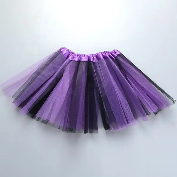 Rok Tutu pendek transparan sekitar 40cm 30cm, rok balet multiwarna, Rok kain Tule wanita elastis 3 lapis