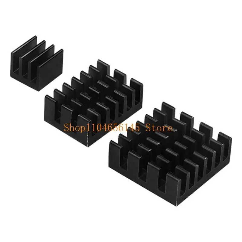 

652F Quiet Aluminum Heatsink for Orange 3B Development Board Heat Sink Running Smoothly Metal Cooler Radiators Pack/3pcs