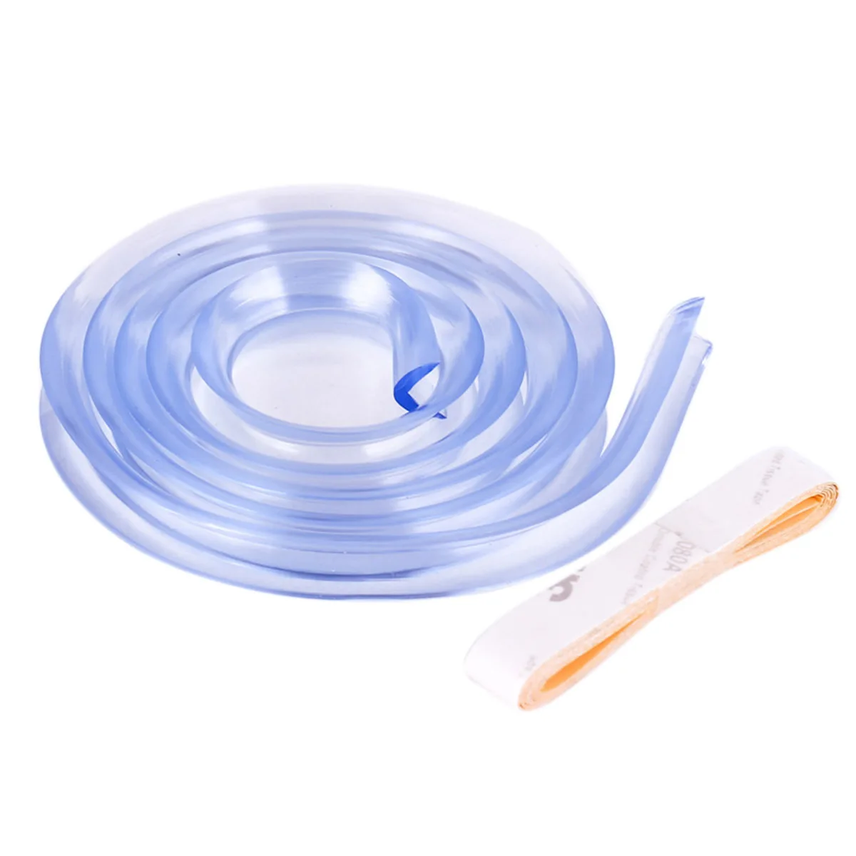 

2Pcs Baby Bumper Corner Protector Cushion Strip Silicone Safe for Families with Kids Transparent Baby Bumper Strip