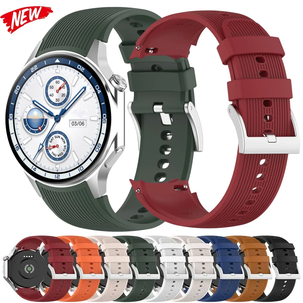 حزام سيليكون رسمي لساعة OPPO X X2 بدون فجوة سوار معصم رياضي قابل للتنفس ساعة OnePlus 3 2 2R ملحقات Correa