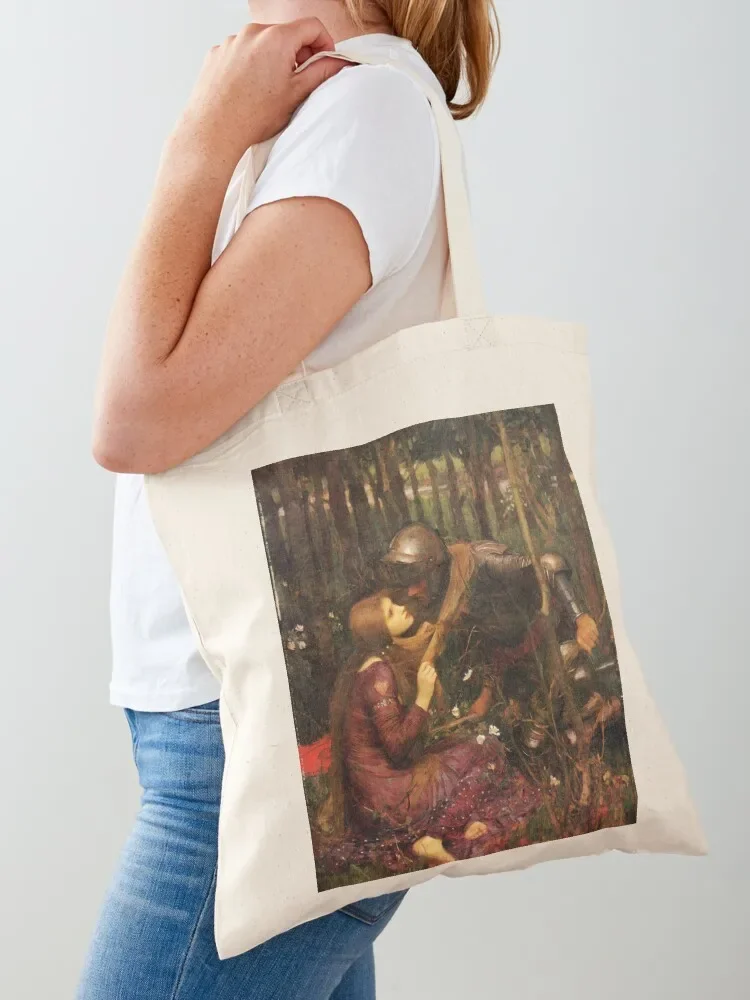 La Belle Dame sans Mercy - John William Waterhouse Tote Bag women bag custom canvas bag