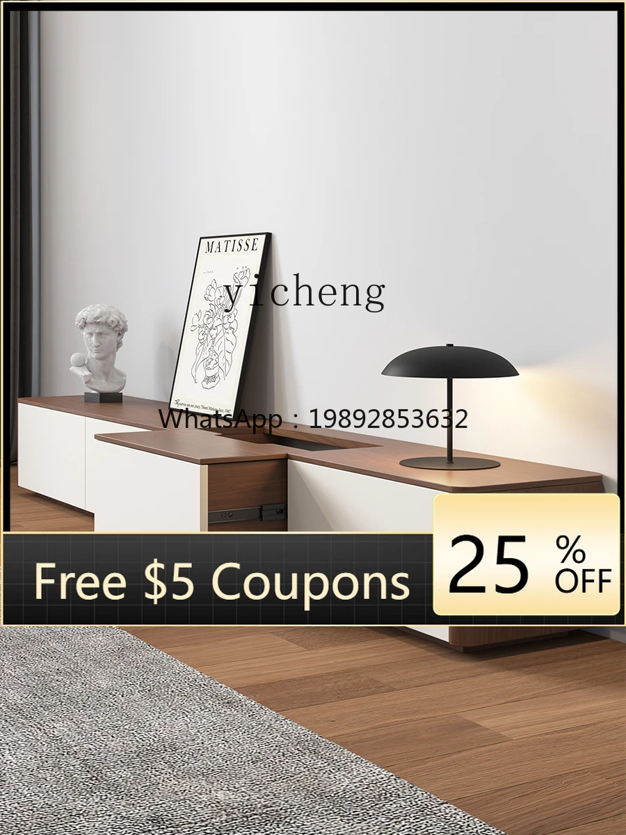 

solid wood paint floor TV cabinet modern simple TV cabinet