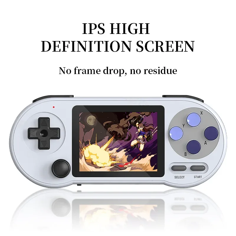 SF2000 Handheld Game Console 3 inch IPS Mini Portable Handheld Game Player Retro 6000+ Games Supports Wireless Double TV Output