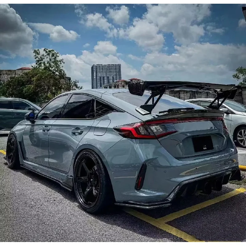 Hot Selling Type R FL5 2022+ Vlotex Style Lightweight Carbon Fiber Rear Trunk Wing Spoiler Vehicle Exterior Upgrade Tuning Parts