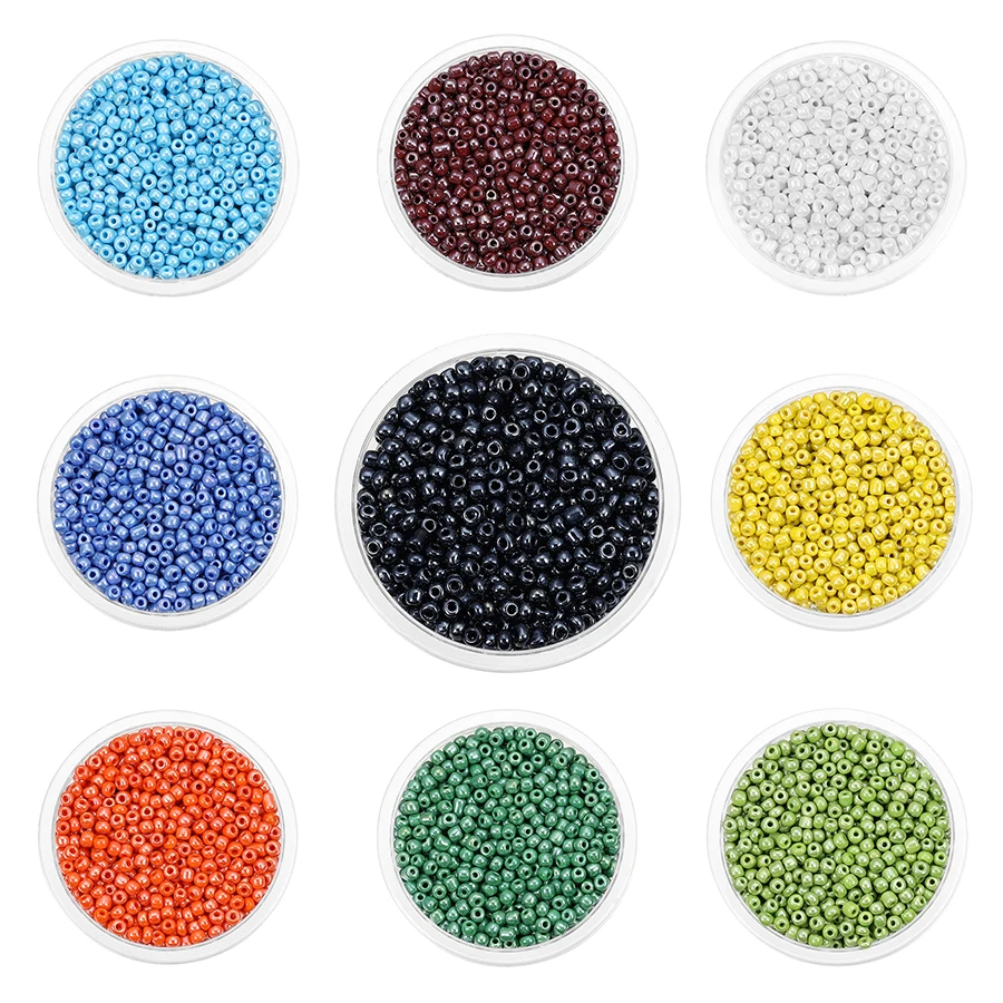 300-600 teile/los 3-4mm Charm Perlen Tschechische Glas Rocailles Runde Lose Perlen Für DIY Schmuck Machen ohrringe Armband Zubehör