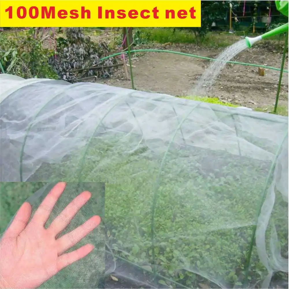 

100 Mesh Garden Insect Net Protection Net Bird Net Mist Net Fruits Nets Vegetables Care Cover Nylon Net Anti Pests Birds Chicken