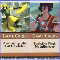 Selling Foil 35 part Mai and Zuko  Iroh,Grand Lotus katara's reversal avatar destiny......best quality  proxy game cards
