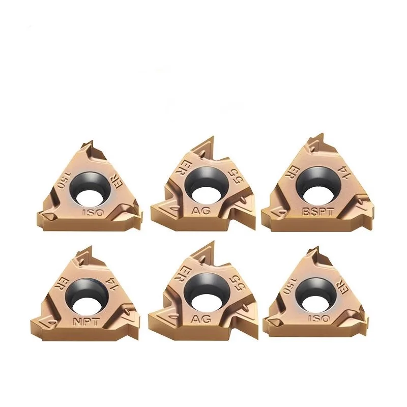 

16ER/IR 19/14/11BSPT Carbide Threading Inserts HS5125 HS5225 CNC Lathe Turning Tools