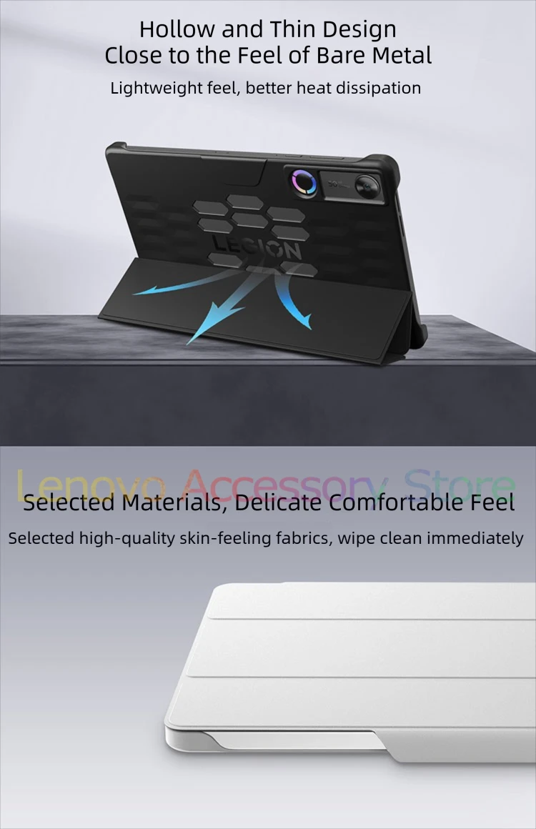 Etui Lenovo Fresh Green 8.8 cala Folio Case Legion Y700 2026 Gen5 Ochronne do tabletu Lenovo Tab Y700 8.8'' Magnetyczne, odłączane — zdjęcie produktu 4
