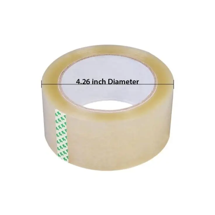 Packing Tape Kit: 2"x110 Yds Clear Tape + Free Dispenser - Strong Adhesive for Moving, Box Sealing, Storage, Office
