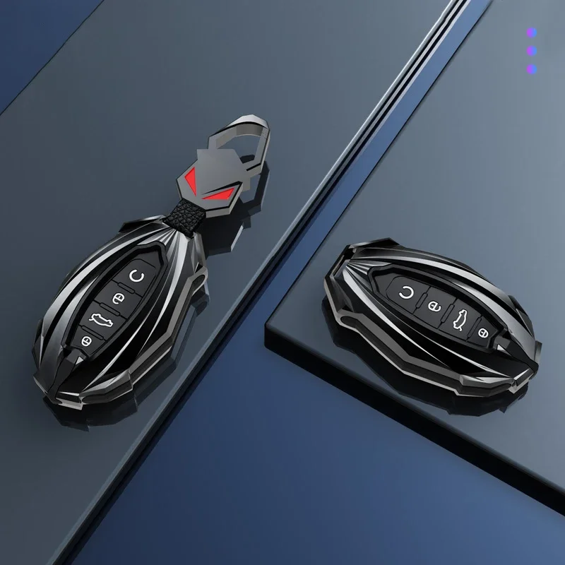 

Zinc Alloy+Silica Gel Car Key Case For Geely Atlas Boyue Tugella Azkarra Monjaro Xingyue Boyue Pro New Emgrand GS X6 X7 SUV EC7