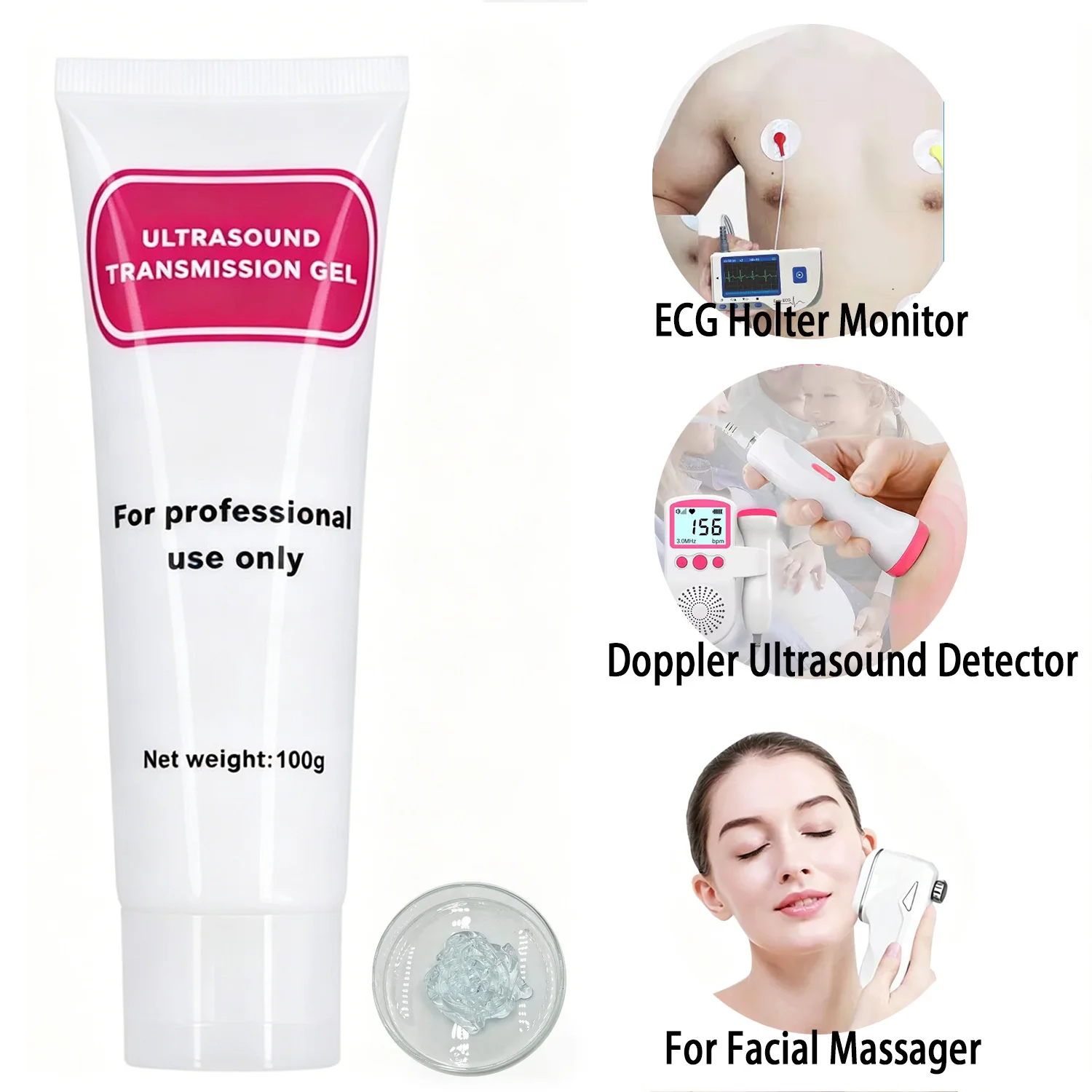 100ml Conductive Gel for All Kinds of Electronic Instruments To Massage EMS Device Ultrasonic Conductive Gel Ultrasound Gel