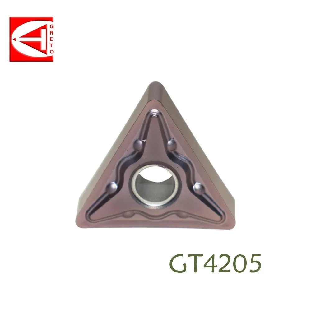 

GRETO TNMG160404-MM TNMG160408-MM GT4202 GT4205 Cnc Carbide Inserts Cutting Turning Tool TNMG 160408 TNMG1604 Turning Inserts