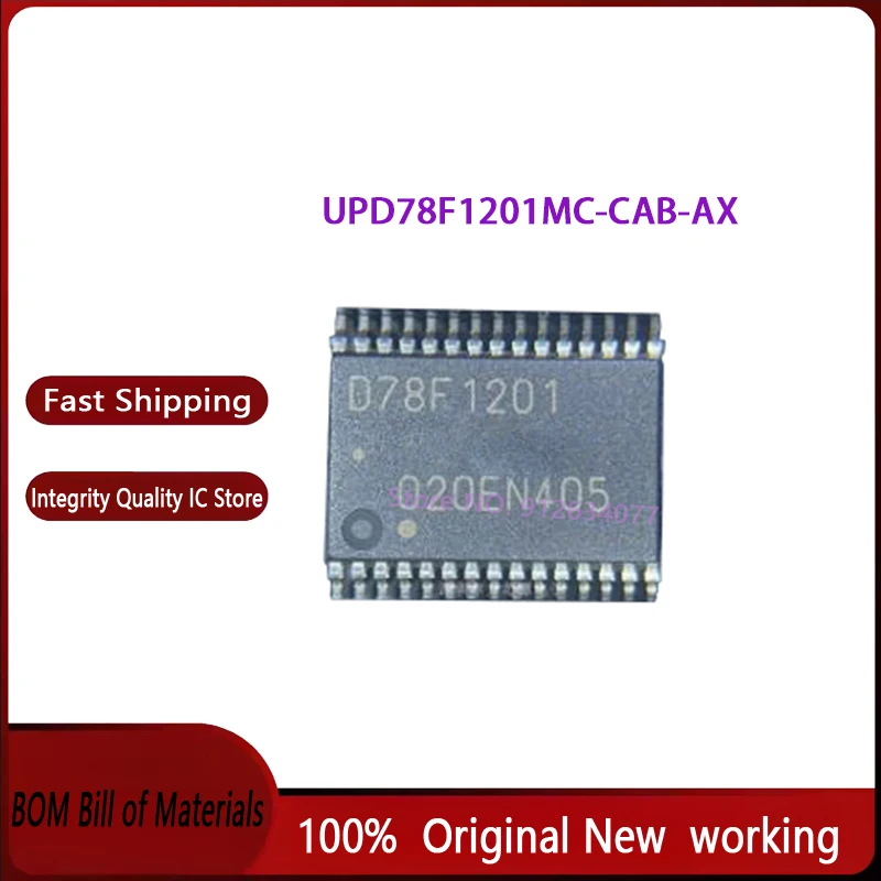 1 unids/lote UPD78F1201MC-CAB-AX UPD78F1201MC UPD78F1201MC-CAB D78F1201 SSOP30 100% Original nuevo